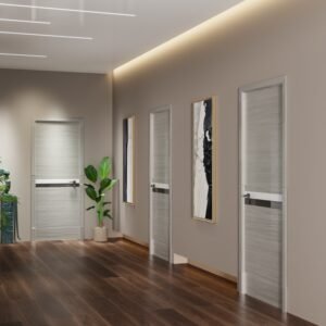 CRAZY ELF 36x 80 Melamine Integrated Door Slab, No Assembly Required, Covered With 2mm Thick Melamine Protective Layer, Environmental-Friendly, Waterproof, Moisture-proof, Deformation Resistant