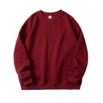 Men's Pure Cotton Composite Long-Sleeve Drop-Shoulder Hoodie