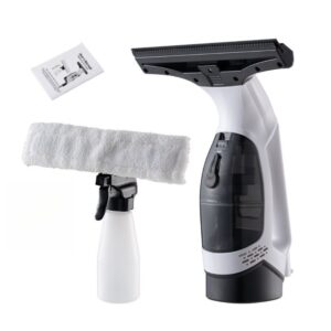 Handheld Window Cleaner - Cordless Vacuum Cleaner - Handheld Vacuum Cordless Kit (Microfibre Cloth & Window Squeegee Vacuum) Cleaning Condensation Double Glazed Glass Window Cleaning