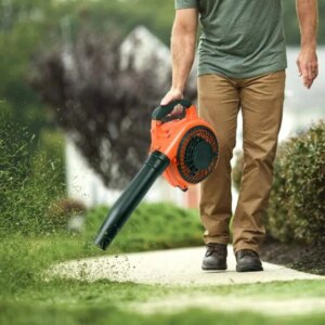 26cc 2-Stroke Gas Leaf Blower, Handheld Petrol Garden Blower, Vacuum Sweeper