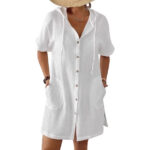 Seaside Vacation Style Bikini Blouse For Women