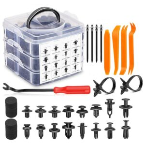 723Pcs Car Body Door Trim Clips Retainer Bumper Plastic Panel Push Fastener Kit