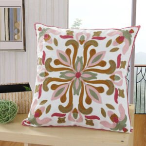 Cotton Fabric Embroidered Large Bed Headrest Pillow