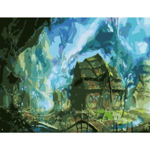 Digital Coloring Oil Painting Hand-Painted Color Painting