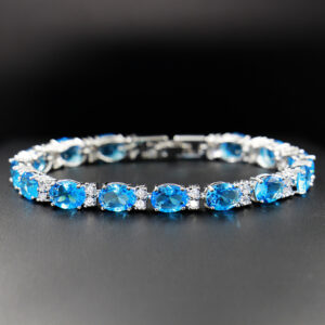 Summer Accessories Simple Crystal Colored Zircon Bracelet