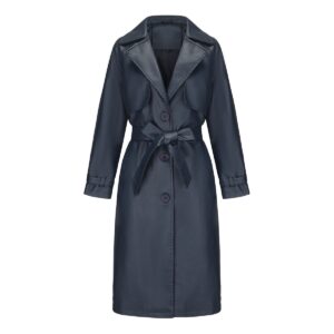 SpringAutumn Womens Trench Coat Long Loose Jacket