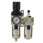 Air Filter Regulator Lubricator (FRL) Unit AC3010-02 G1/4, For Air Treatment, Compatible With AC3010-03, Oil Water Separator For Mask Machine & Pneumatic Systems