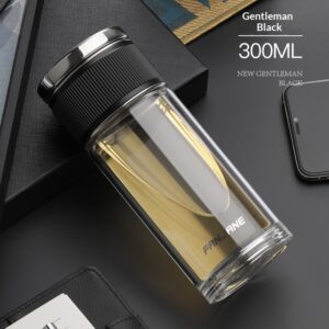 Unisex Portable High-end Transparent Water Bottle