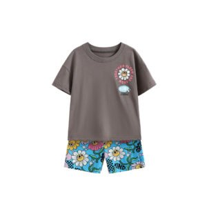 Women's Fashionable Western-style Trendy Set For Small And Medium-sized Childrens Clothing