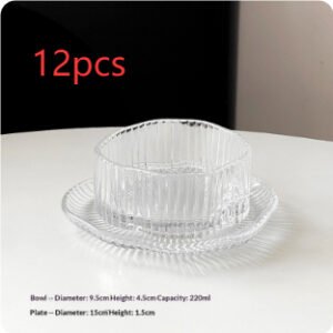 Irregular Dessert Bowl Set - High-Value Cloud Design