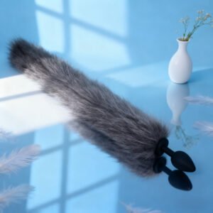 Toys Artificial Silicone Plug Small Size Back Court G-spot Butt Plug Fox Tail Training