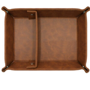 PU Leather Key Tray Fathers Day Gift Decorative Tray