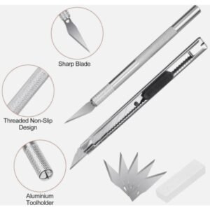 Pro Applicator Tool Kit Window Tint Film Car Wrapping Tools Includes Felt Squeegees, Plastic Scraper, Wrap Knife And Blades, Magnetic Holders, Full Installation Tools Window Tint Kit Tool Kit