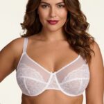 Minimizer Bras For Women Enchante Full Coverage Underwire Bras Plus Size Lifting Floral Lace Bra For Heavy Breast
