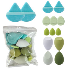 14-Piece Ultra-Soft Sponge Puff Makeup Egg Set