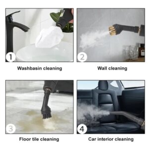 Portable Handheld Steam Cleaner - Heavy-Duty High-Pressure Steam Washer &, Multi- Steam Cleaner Suitable For Kitchen, Sofa, , Washing Machine, Compact Steam Cleaner (Residential/Travel)