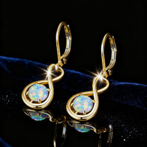 Eight-Character Auspicious Pearl Women's Elegant Earrings