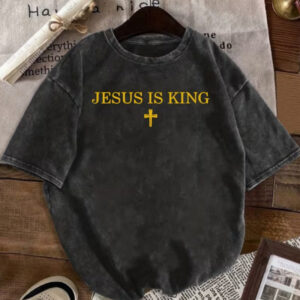 Pure Cotton Batik, Washed And Aged, With A Snowflake Print, Short Sleeves