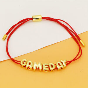 Popular Personalized 3D Letter Bubble Name Bracelet