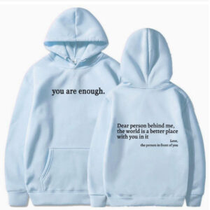 European And American-style Women's Fleece-lined Hoodie With Letter Logo