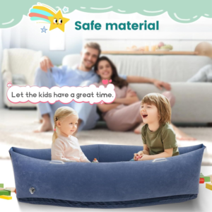 Inflatable Pea Pod Chair For Comfortable Faux Fur Bean Bag Lounger Sensory Pad Inflatable Lounge Chair Ergonomic Bean Bag Sofa For Indoor Outdoor Use Birthday Party Home Decor