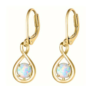 Eight-Character Auspicious Pearl Women's Elegant Earrings