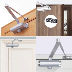 40-65KG Heavy Duty Fire Rated Overhead Door Closer Opener Adjustable Soft Close