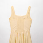 Slim-fit Bow-tied Strap Dress For Women