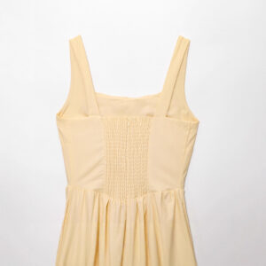 Slim-fit Bow-tied Strap Dress For Women