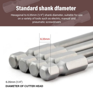 50-Piece Magnetic Screwdriver Bit Set With Extra Long Bits And Portable Case Building Supplies