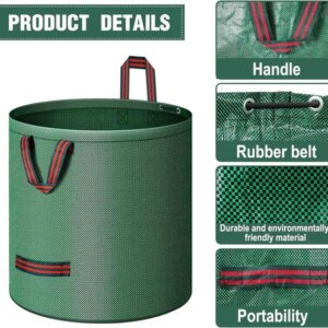 4-Pack XXL Garden Waste Bags 272 L