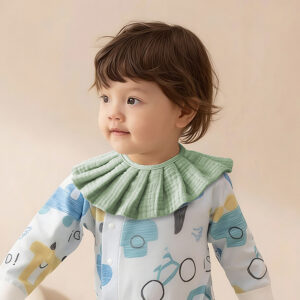 Solid-color Bib For Babies And Toddlers Anti-spit-up Cloth