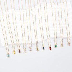 Pendant Women's Delicate Zircon Necklace Jewelry