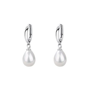 S925 Sterling Silver Vintage Elegant Water-drop Earrings, French Style For Women