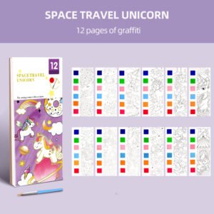Cross-border Children's Gouache Coloring Book Stickers