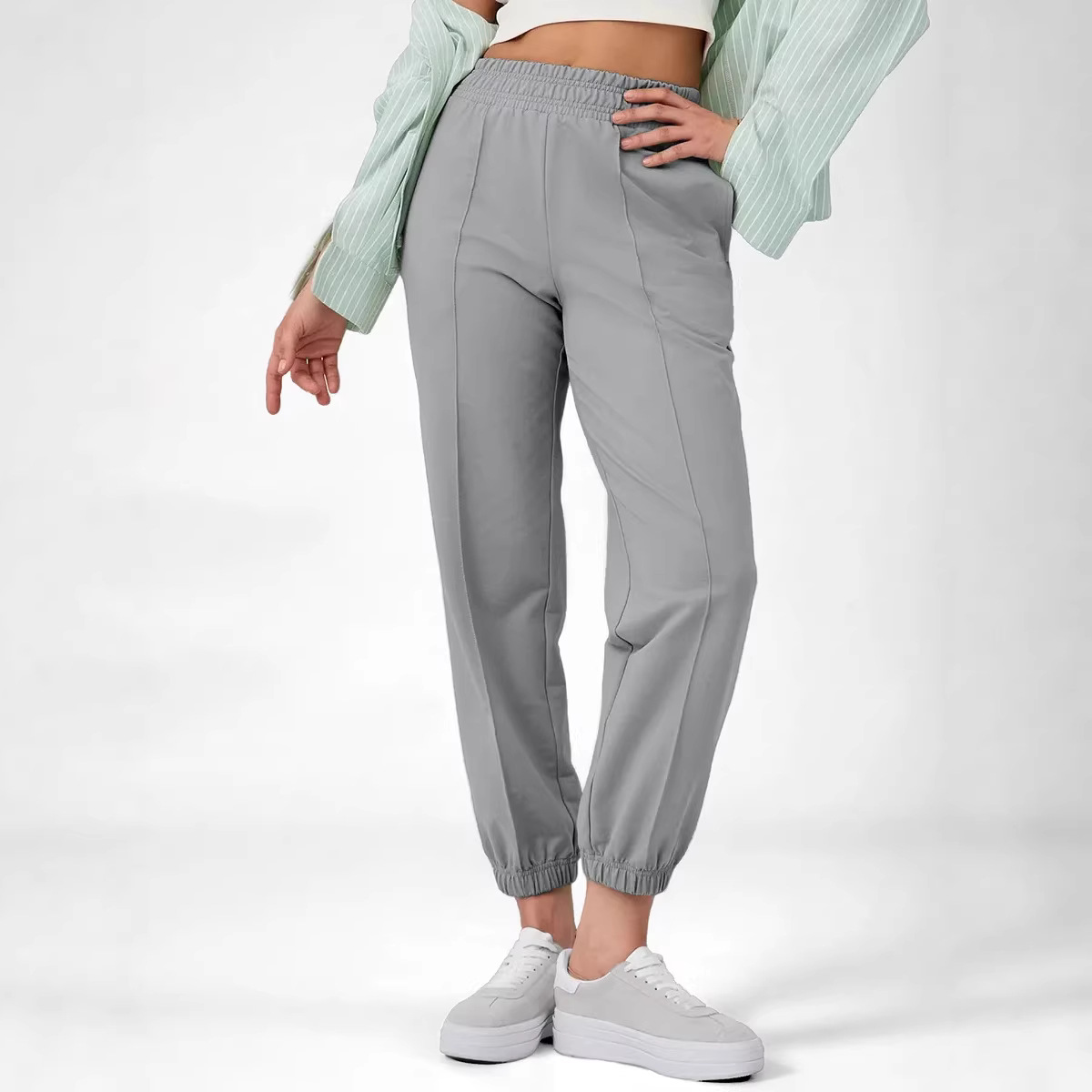 Women's Casual Harem Jogger Sweat Pants - Image 7