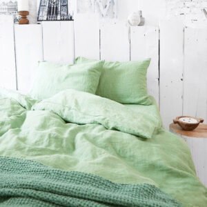 Japanese-style Washed Linen Four-piece Bedding Set Suitable For All Seasons