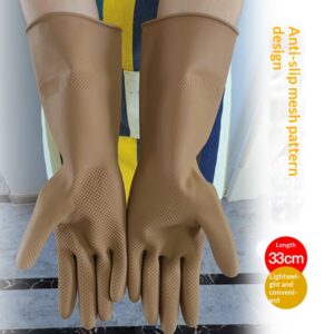 Household Kitchen Dishwashing Rubber Gloves Durable Beef-tendon Latex