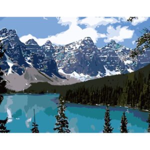Digital Coloring Oil Painting Hand-Painted Color Painting