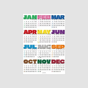 Colorful Paper Poster For Kids Room Decor