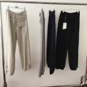 Pair With A Small Waist Bag Fleece-lined Korean-designed Intricately Detailed Vintage-style Casual Pants