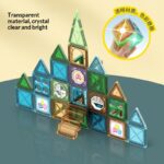 Magnetic Track Building Block Puzzle Toy For Construction