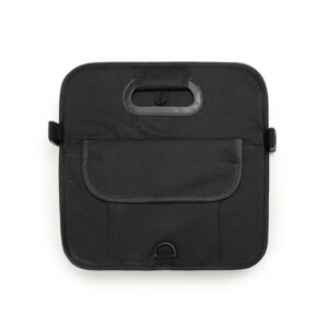 The Car Storage Box Is A Foldable Car Trunk Storage Box In Black