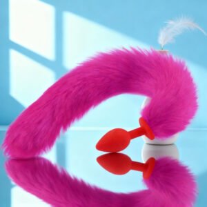 Toys Artificial Silicone Plug Small Size Back Court G-spot Butt Plug Fox Tail Training