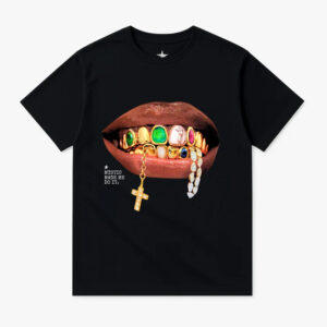 Womens All-Match Loose Short-Sleeve T-Shirt With Printed Letters