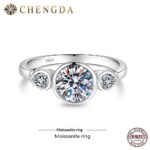 Women's Simple, Personalized, Light-Luxury Moissanite Ring