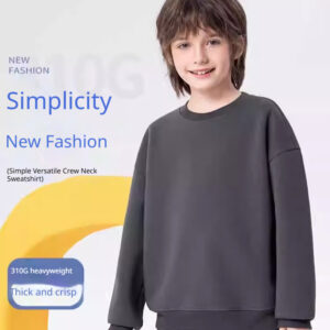 Boys’ Crewneck Sweatshirt Versatile Kids’ Clothing
