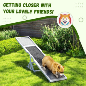 Wooden Dog Agility Seesaw For Training And Exercise, Weather Resistant