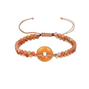 Retro Natural Stone Bohemian Braided Bracelet