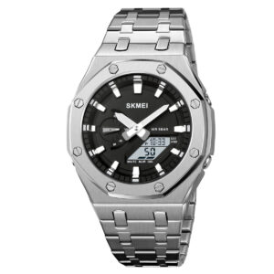 Men's Creative Multifunction Dual-Display Business Electronic Watch